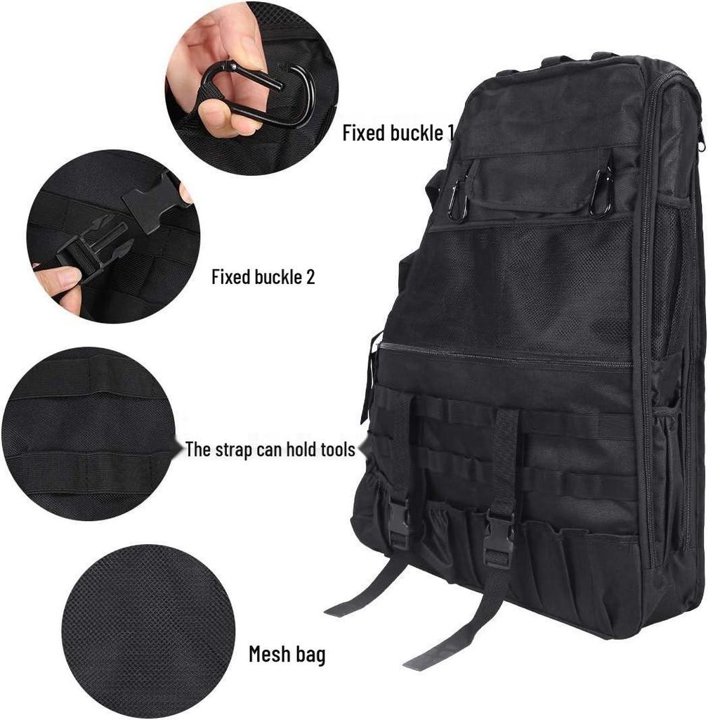 Wrangler 2/4-Door Multi-Functional Roll Bar Storage Tool Bag