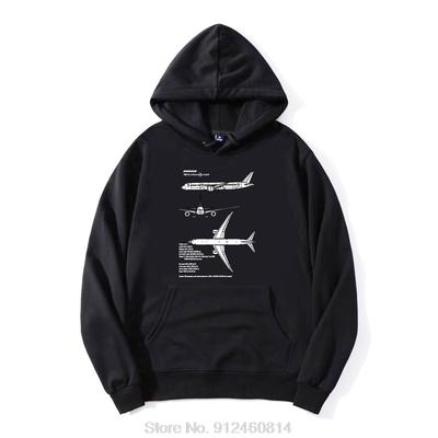 Boeing 787-9 Dreamliner Verkehrsflugzeug Fitness-Pullover Hoodie Herren Oversized Kapuzenpullover Baumwolljacke Reißverschluss-Hoodie Sweatshirt