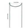 Plant Stakes And Supports 6 Pieces Indoor Plant Support Rings For Flowers Rustproof Half Round Stem Holder Climbing Gardening