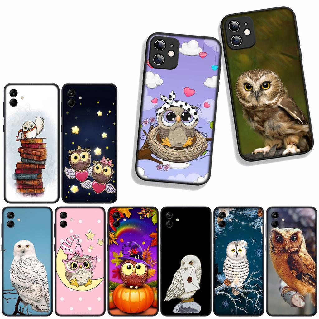 For Xiaomi Redmi 15C 15 A4 A5 9A 9T 10A 10C 9C NFC Note 11 9 8 10 Pro 8T Phone Cover Case Owl Bird Cute