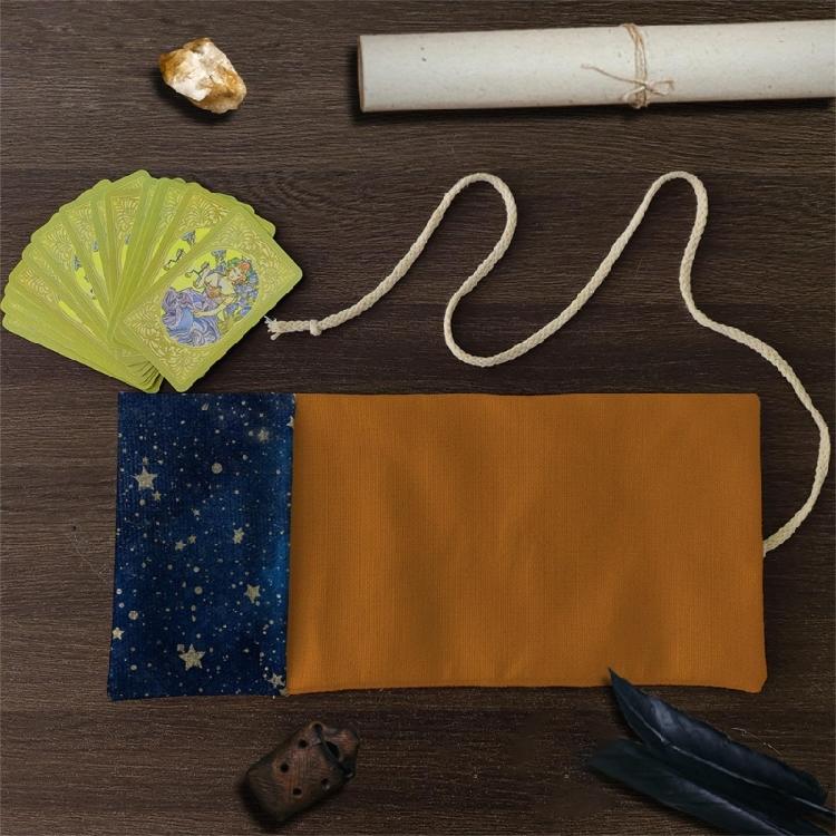 Tarots Storage Bag Multipurpose Gift Packaging Pouches Board Game Card Bag Foldable Card Organizers Rolls Up Card Sleeve