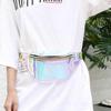 Holographic Chest Bag Fashion Translucent PVC Large Capacity Crossbody Chest Bag Waist Bag Casual Travel Pack for Women