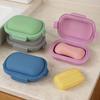 1PC Silicone Travel Soap Box, Made of Silicone Material, Waterproof and Leak-proof Design, Suitable for Bathroom and Outdoor Use.