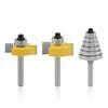 Durable 1/4" Shank 6mm Shank Grooving Milling Cutter with 7 Bearings Woodworking Anti-high Temperature Industry Tools