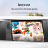 Magnetic Car Sun Shade with Cartoon Pattern – Universal Fit for Summer Sun Protection