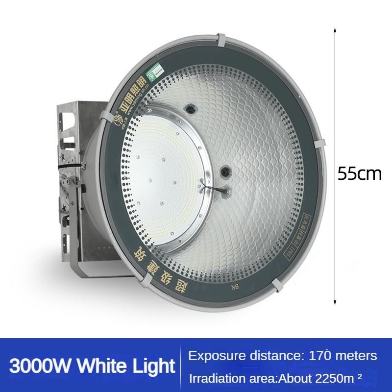 220V IP65 Waterproof Construction Site Illumination Lamp Public Square Searchlight High Brightness LED Tower Pendant Lamp