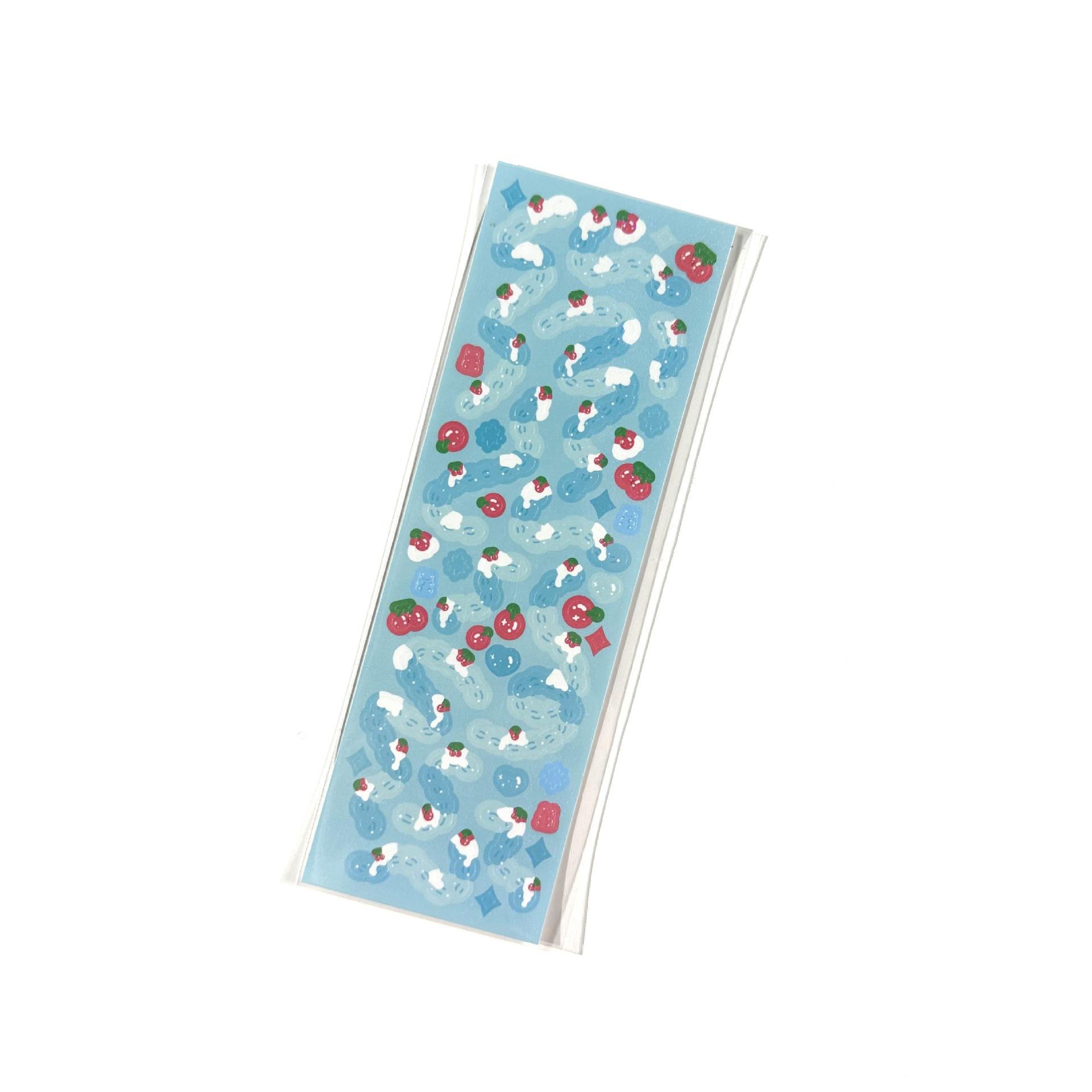 Наклейки Cherry Cream Flutter Корейские популярные лазерные наклейки Coo Card Handbook — фото 10