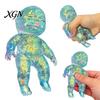 Babies Sensory Toy Glitter Stress Relief Slow Rising Anxiety Relieving Mini Baby Reduction Squeeze Soft Stretchy Relaxation Ball Fidget