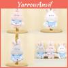 Adorable Short Plush Rabbit Keychain Cute Stuffed Animal Bag Charm 12cm Toy