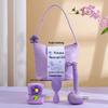 HANDUNYOU Light Luxury Purple Handbag Gift Set