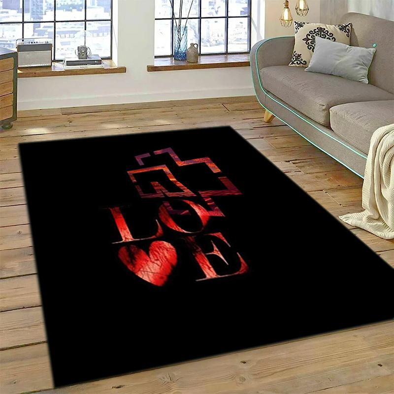 1PC German Rams Print Rug - home decoration Carpet For Living Room Bedroom Flooring Computer Chair Area Rug