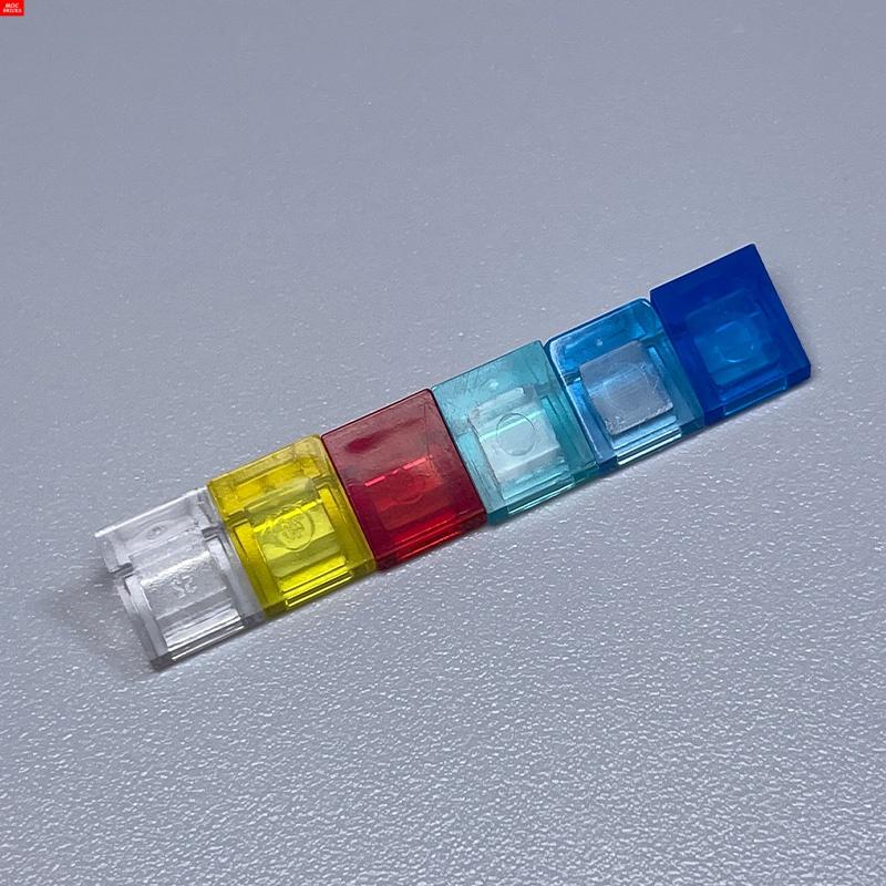 Wucifang Bags Unisex Kids 60Pcs My Own Creation Blocks Trans Slope Brick 1X1 Roof Timeless Building Blocks Add-Ons Parts 50746 54200 Do-It-Yourself Children Playthings