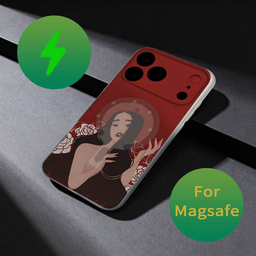 Spanish R-Rosalia RUX Phone Case For iPhone 17,16,15,14,13,12,X,XS,Pro,Max,Plus,E,Air,Mini with Magsafe Magnetic Slim Frosted