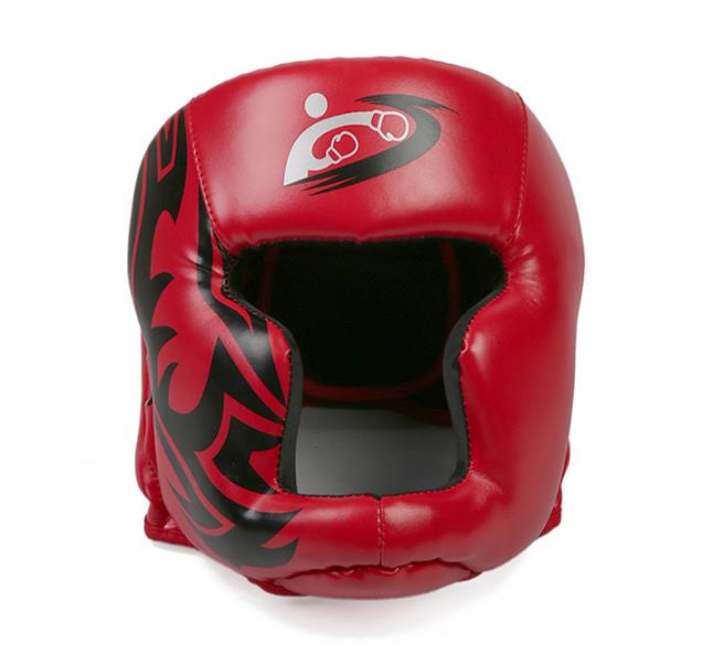 Headgear Headguard Free Size Muay Thai Boxing Taekwondo MMA Helmet Head Protector Karate Sparring Kickboxing Protective