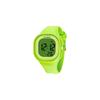 Digital Watch Unisex Couple Large Display Waterproof 7 Colors Multi-Function Alarm Stopwatch Lightweight Green