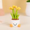 Adornos de Resina Maceta Elfo: Decoraciones bonitas para escritorio y coche