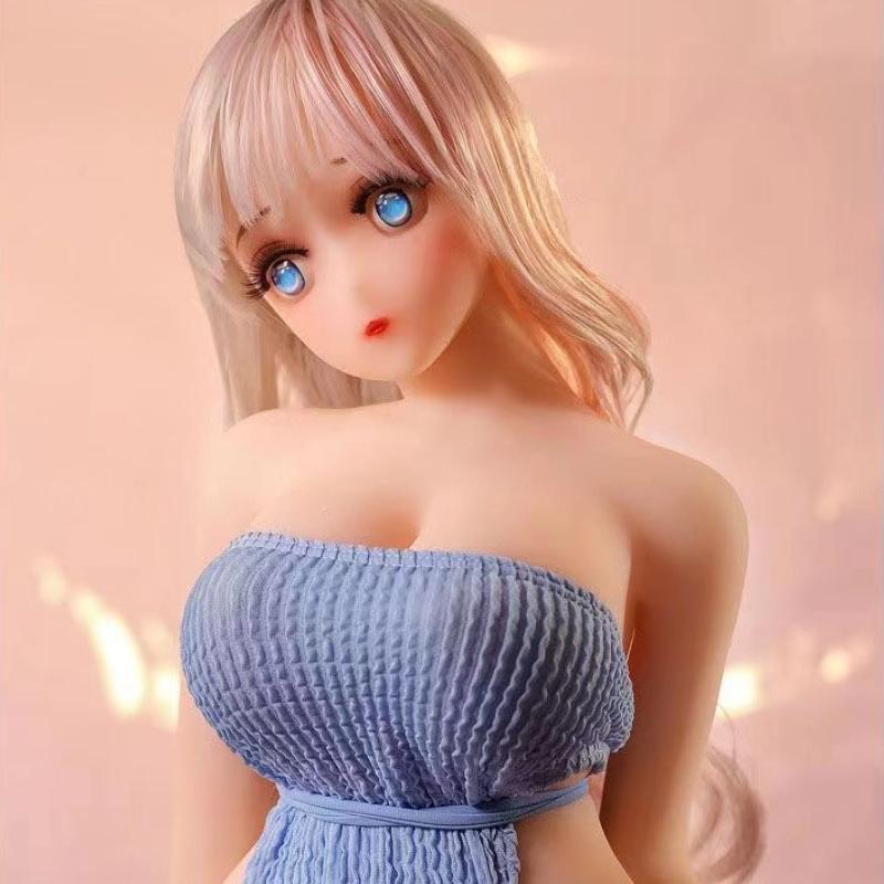 65cm/80cm Men's Mini Sex Doll Anal Sex Vagina Sex Anime Masturbation Cup Big Breast Erotic Adult Sex Toy