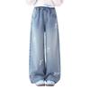 Girls' Spring Embroidered Jeans - Versatile & Trendy Casual Long Pants