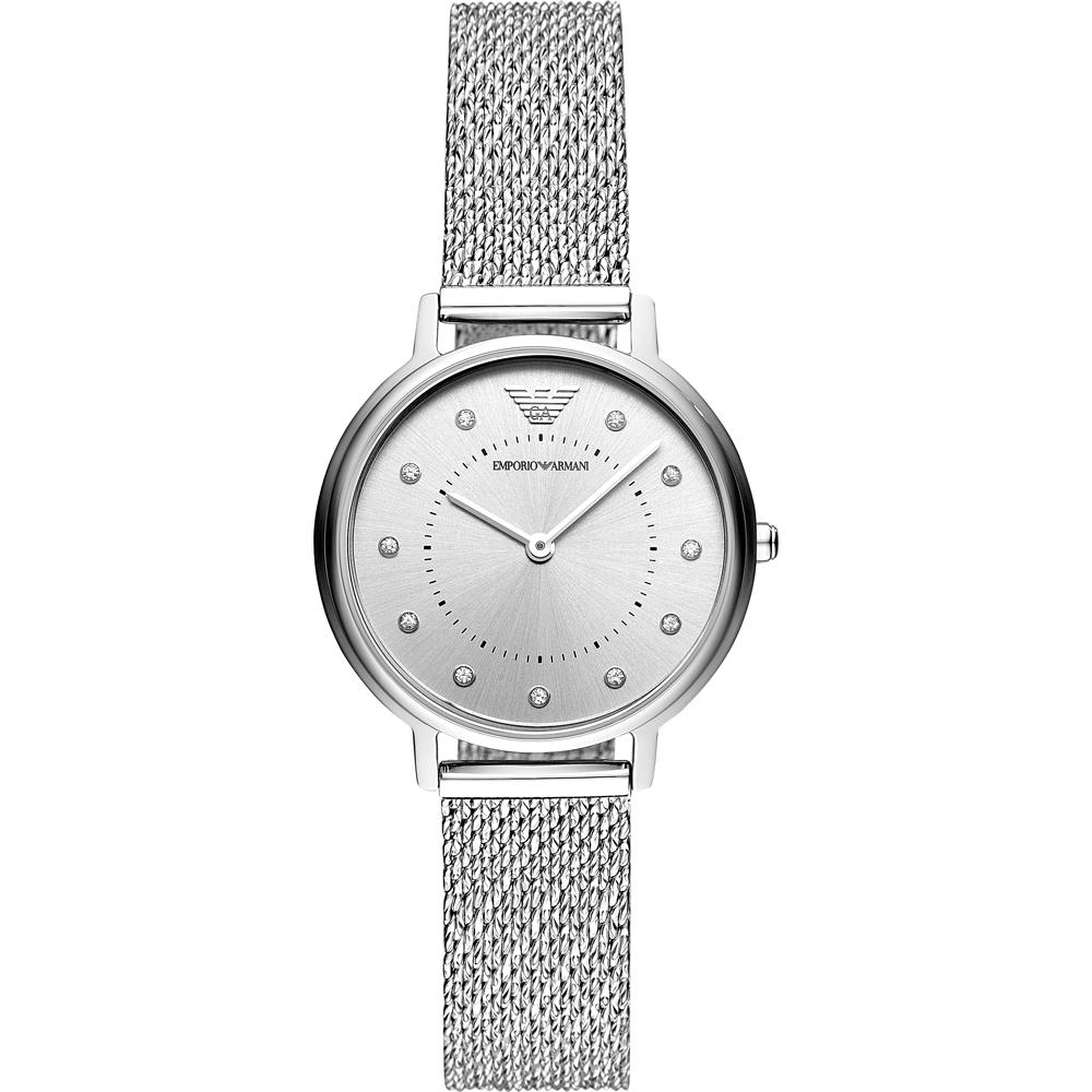 Emporio Armani Historical Collection Silver Metal Ladies Quartz AR11128 серебряный