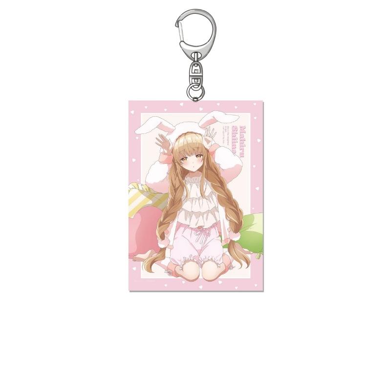 Anime The Angel Next Door Spoils Me Rotten Acrylic Keychain figure Mahiru Shiina Pendant Bag Car Keychain Cell phone Pendant