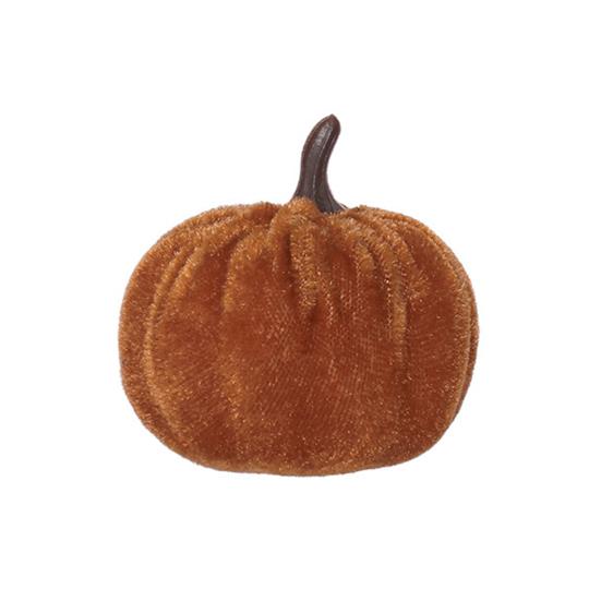 Halloween Holiday Decorative Pumpkins Small Velvet Pumpkin Thanksgiving Table Centerpiece Soft Cool Patterns