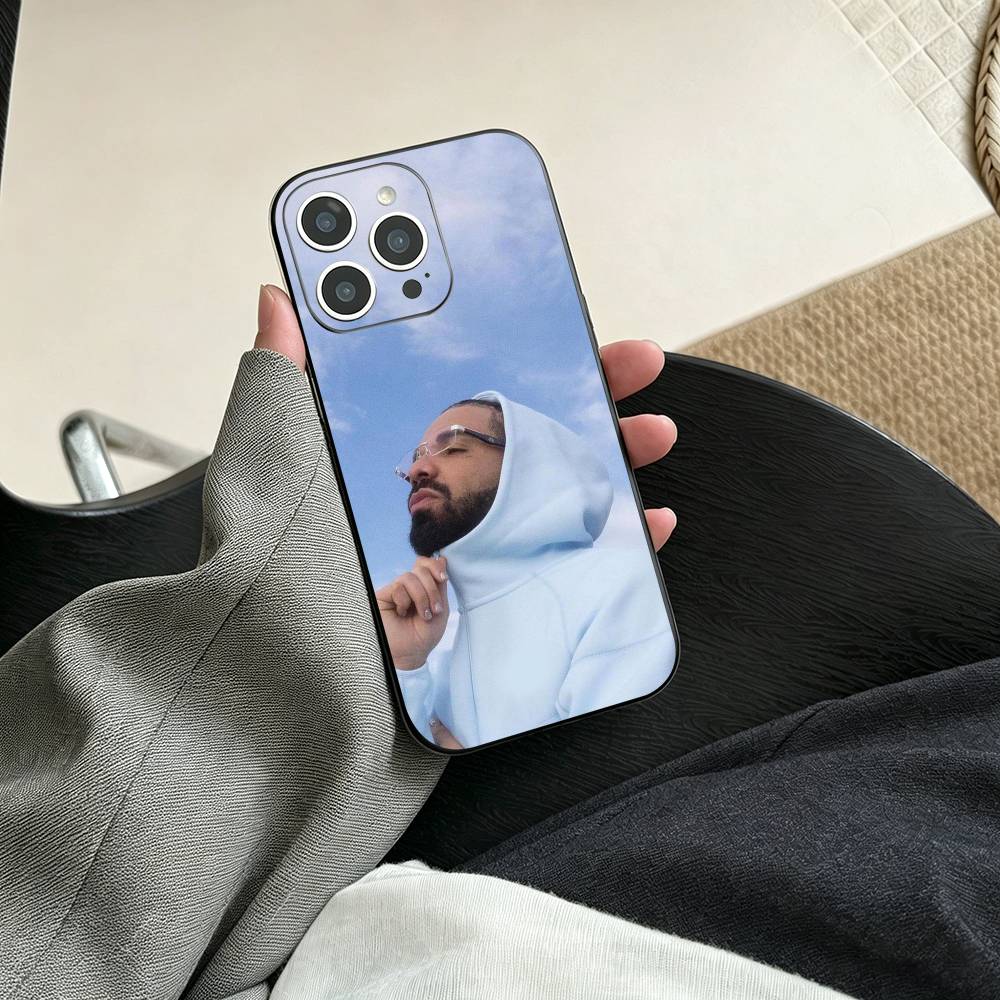 Canadian rapper Drake Phone Case For iPhone 17, 16,15,14,13,12,11 Plus,Pro Max, Others Soft Black Cover