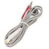 5PCS Clip Electrode Wire Portable Physical Therapy Electrode Wires Cable Clip for TENS Machine Grey