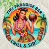 Pc Tiki Paradise Bar Metal Sign Xin  Round Wall Decor HD D Flat Aloha Themed Daily Business Plaque Ideal for Home