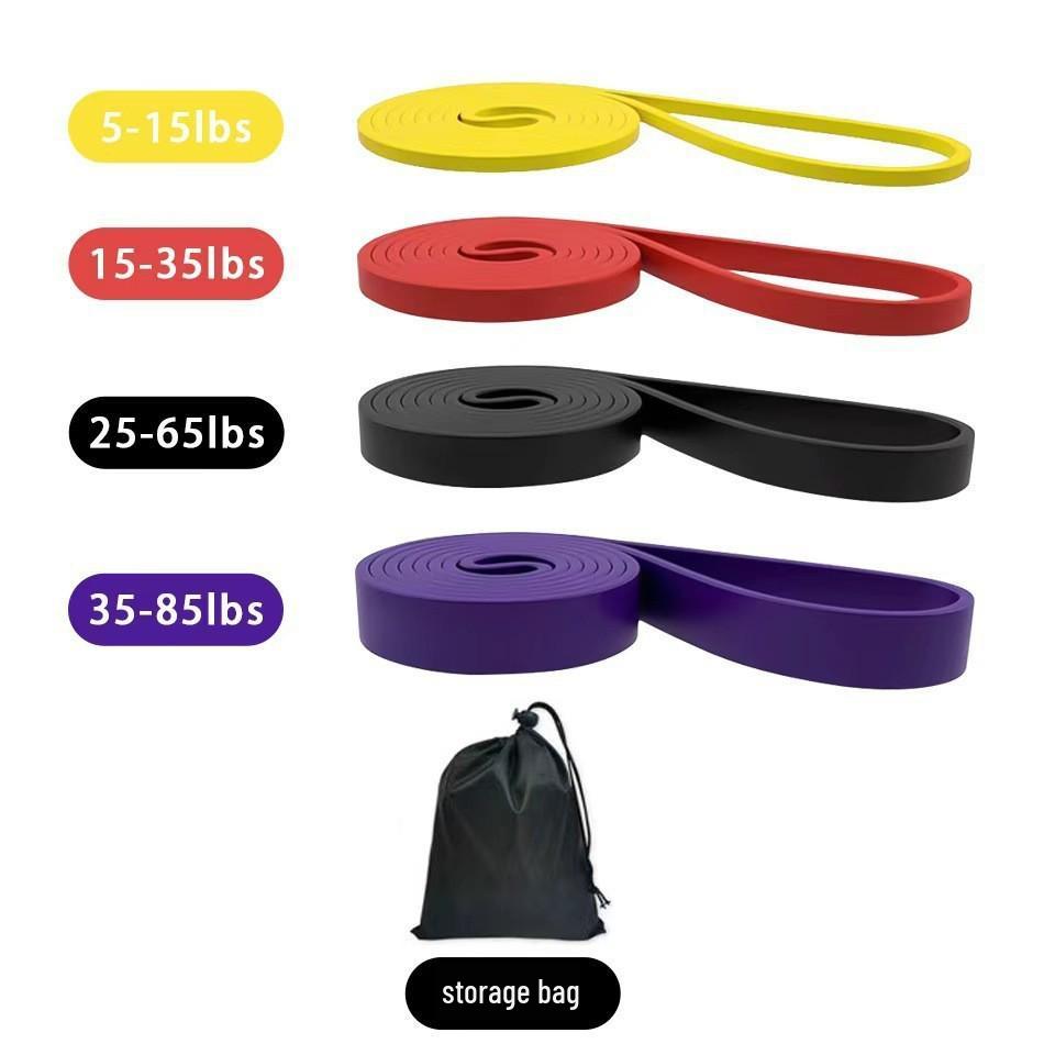 Bande de Résistance Élastique en TPE Latex Premium pour Yoga & Fitness - Idéale pour Épaules, Dos, Hanches