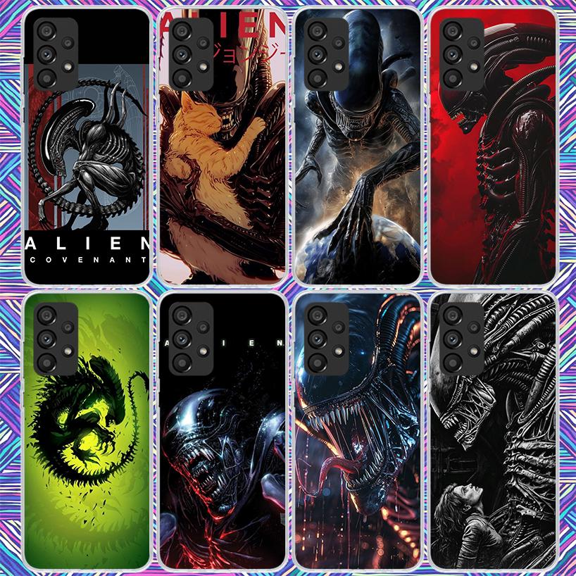 Cool A-Alien X-Xenomorph Phone Case For Samsung Galaxy A12 A52S A42 A32 A22 A51 A50 Note 20 Ultra 10 S10 Plus A71 A70 A31 A30 A1