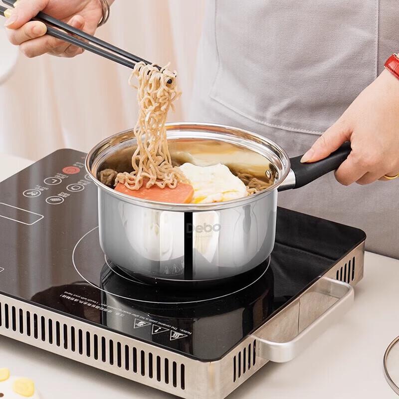 Debo Beverly 304 Stainless Steel Milk Pot with Steamer