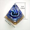 Fortune Lucky Pyramid Figurine Drop Glue Evil Eye Pyramid Evil Eye Ornament  Home Office