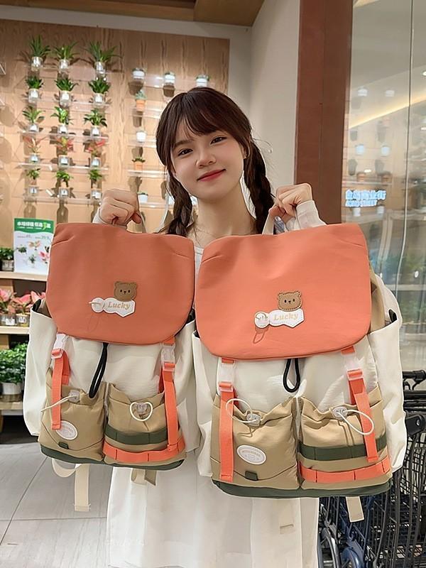 Stylish Japanese Collapsible Backpack With Waterresistant Nylon For Travel And School Use