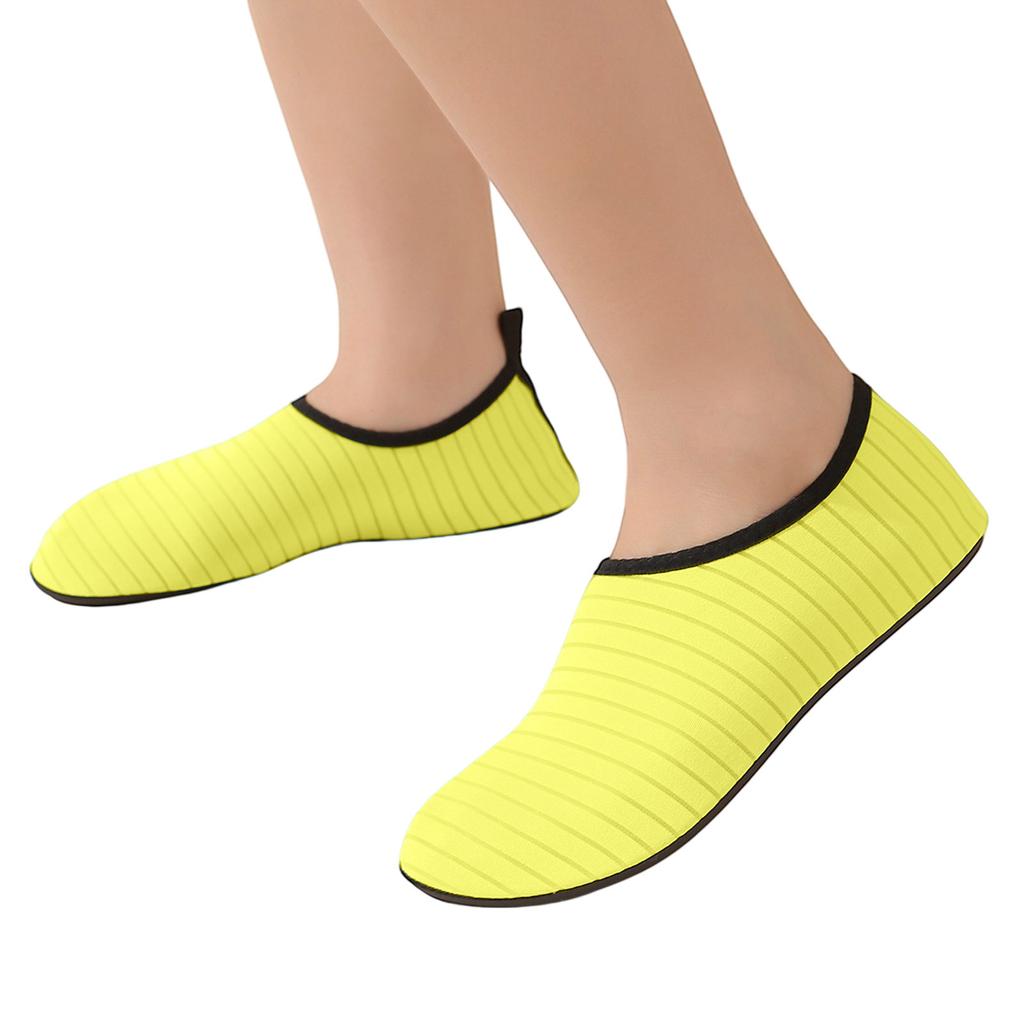 Kinder Wasserschuhe Schnelltrocknend Zum Hineinschlüpfen Strandschuhe Leichte Flexible Sohle Aqua Socken für Außenpool Schwimmen Surfen Wassersport
