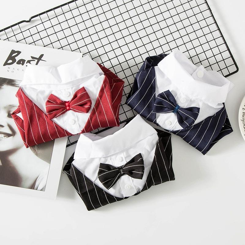 Dog Clothes for Spring and Summer, Lightweight Suits and Shirts for Teddy, Bichon, Pomeranian, and Small Dogs, Pet Apparel