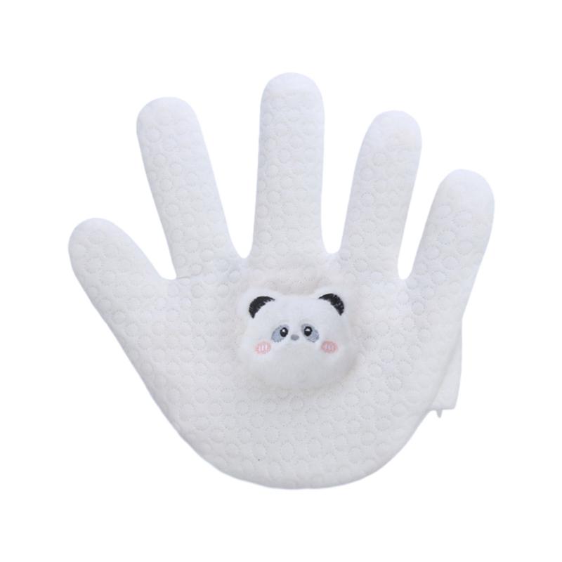 Soothing Pressure Pillow Cartoon Anti-Anxiety Hand Glove for Infant Comfortable Soothes Hand Pillow Anti-scare
