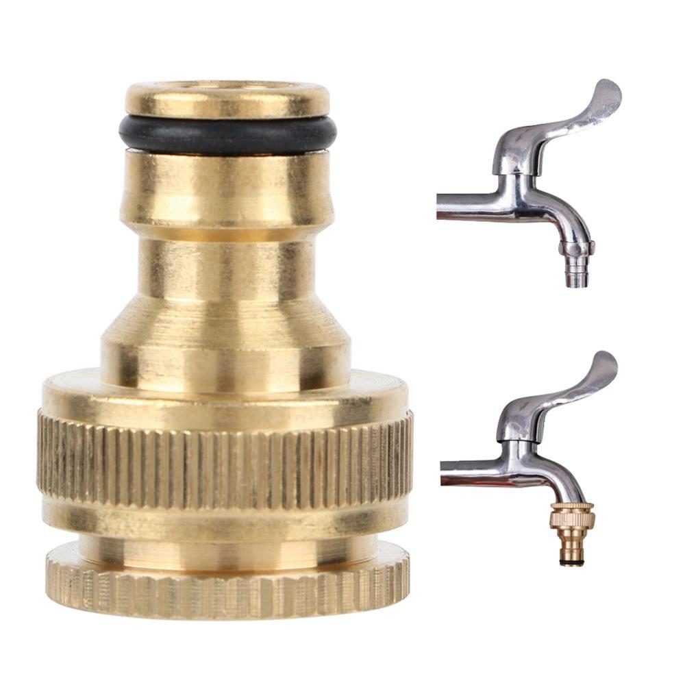 4PCS Quick Connect Hose Connector 1/2" and 3/4" Female Thread Hose Adapter  Garden Irrigation