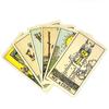 The Classic Tarot Cards 78Pcs Fate Fortune Telling Divination Party Board Game With Paper Instruction Manual For Beginners