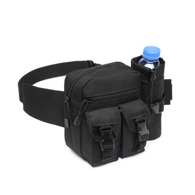 Venkovní běhání Sport Fanny Pack Skrytá láhev na vodu Fanny Pack Uzavírací ochrana proti krádeži Mobilní telefon Walking Tactical Fanny Pack