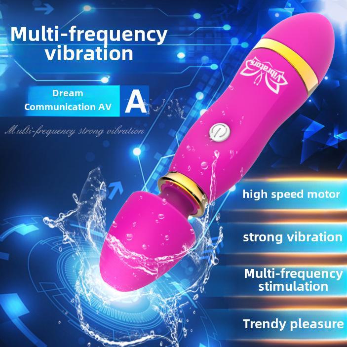 Mini AV Stick 12-Frequency Vibration Jouet de massage pour masturbation féminine