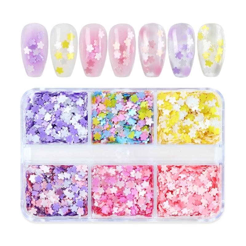 Flower Glitter Confetti Epoxy Resin Mold Fillers Nail Sequin Glitters Flake Nail Decors Flower Resin Filling Materials