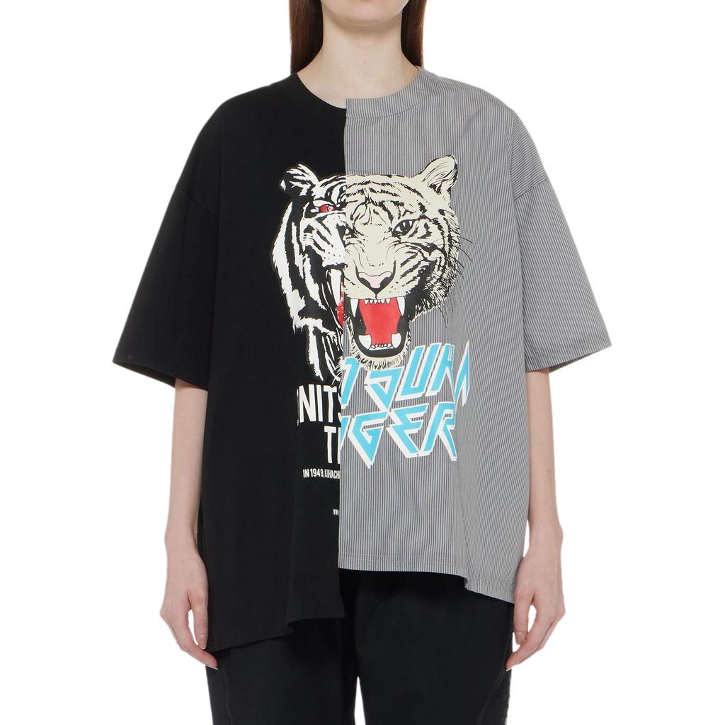 Onitsuka Tiger T Shirt Unisex Black Gray 2183B319-001