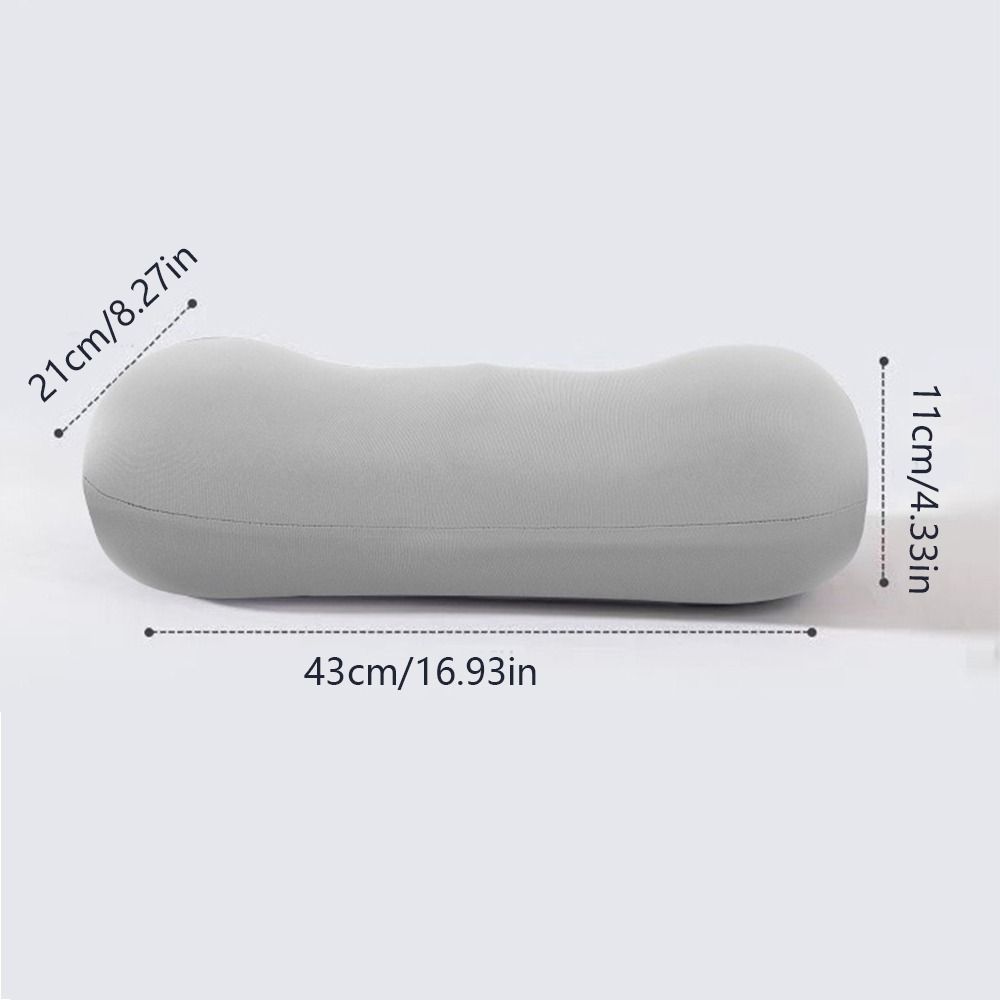 Support Cushion Portable Office Nap Pillow Ergonomic Small Neck Pillow Headrest Cushion Slow Rebound Lumbar Pillow Camping