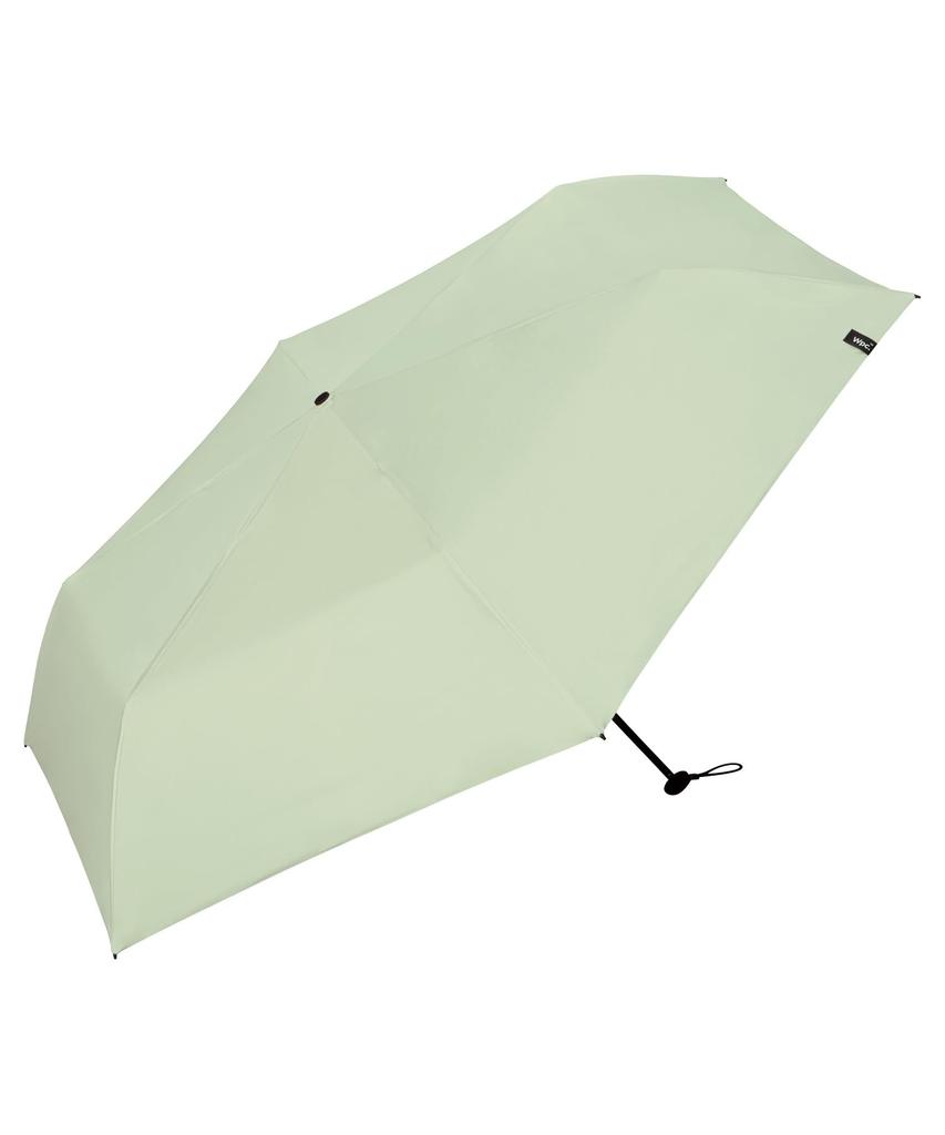 Airlight Large Parasol Pistachio Light Blocking UV Cut Heat Shielding Suitable for Sunny and Rainy Folding 59cm Rib Lightweight 2025Wpc. 100% /