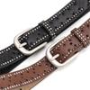 Rocker Fashion Adjustable Women's Belt With Metal Rivets Detail Soft PU Leather Strap For Multiple Occasion