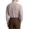 Polo Ralph Lauren Ss24 Striped Loose Fit Pointed Collar Single Breasted Long Sleeve Shirt Men shirts Chocolate MNPOWOV16823636-200