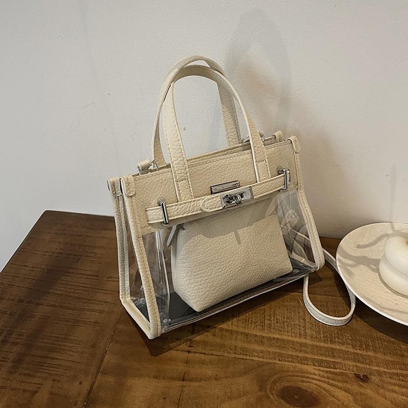 Bag Women's Premium New Handbag Student Versatile Laser Shoulder Bag Crossbody Bag Small Square Bag