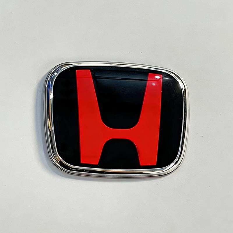 

1pcs Car Front Head Hood Bonnet Emblem Rear Tail Bumper Logo For Honda Civic Fit Jazz Accord CRV HRV City Odyssey Accessories Honda&50mmX40mm