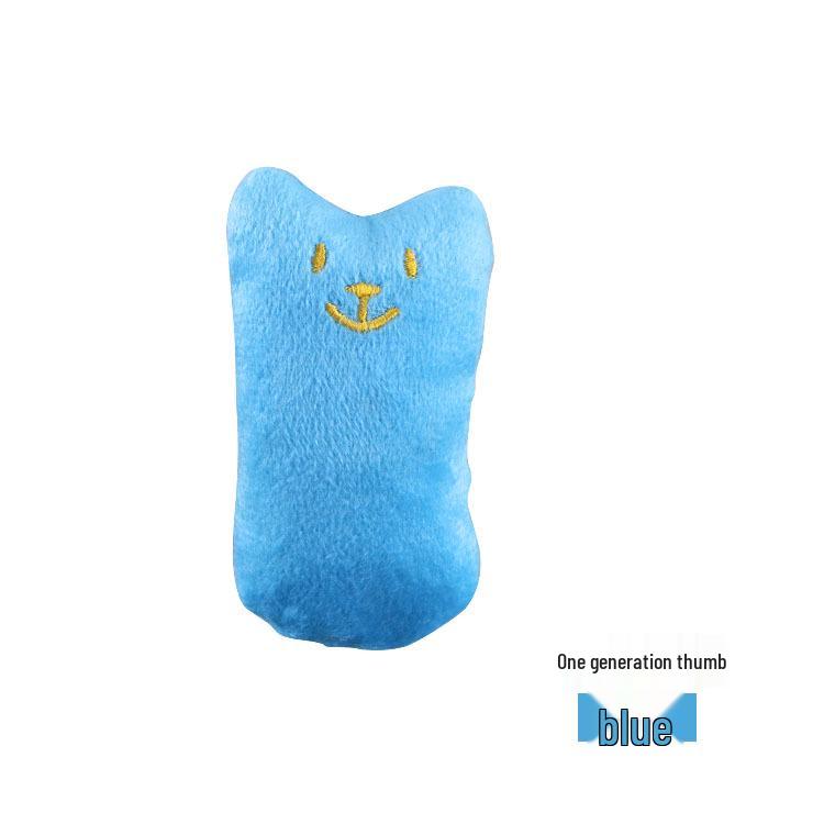 Pure Cotton Catnip Plush Teaser Stick - Cute Pet Self-Play Toy
