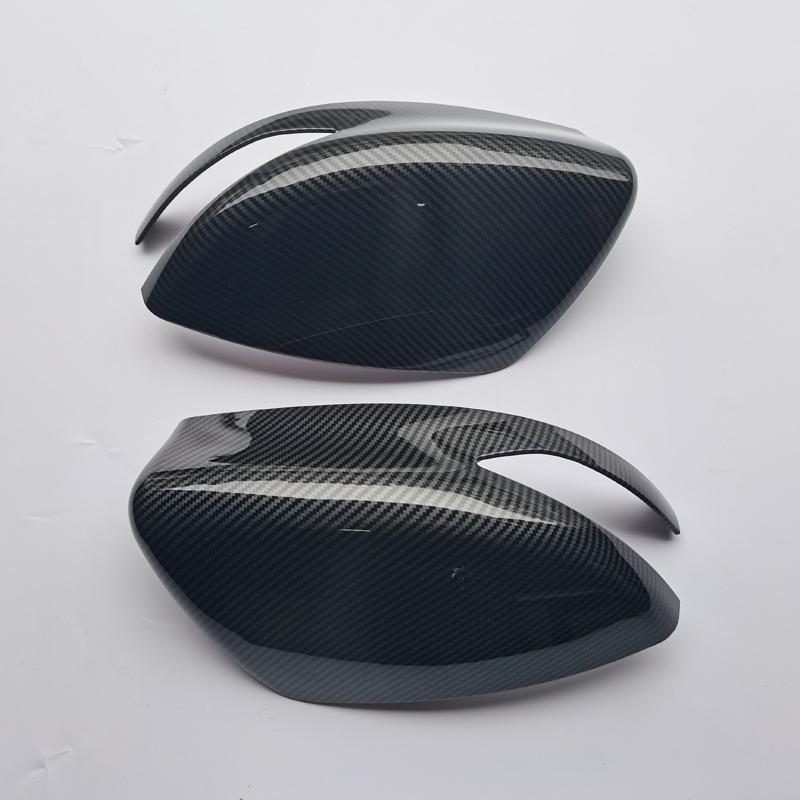 For Nissan Maxima A36 2016   ABS Carbon Black Exterior Door Side Wing Rearview Mirror Cover Sticker Trim  Accessories